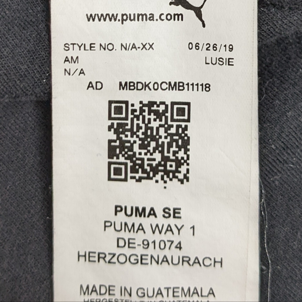 Puma men's black t-shirt size L - Picture 5 of 7